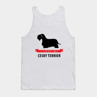 I Love My Cesky Terrier Tank Top